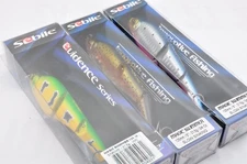 Sebile Magic Swimmer Slow Sinking 3/4oz 125mm Lot of 3 Used Lure Fishing plastic