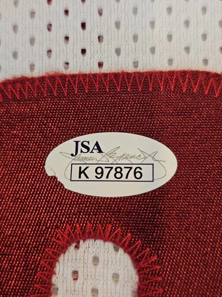 Andrew Wiggins Autographed/Signed Jersey JSA COA White Custom Jersey  - Image 3 of 4