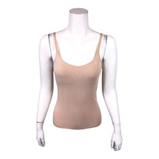 Breezies Seamless Soft Support Camisole with Built-In Bra Sunbeige Small Size