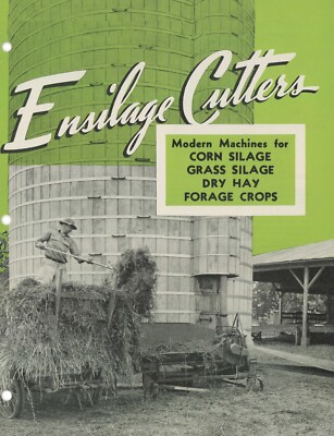 IH McCormick Deering Ensilage Cutters Corn Grass Hay Crops Brochure
