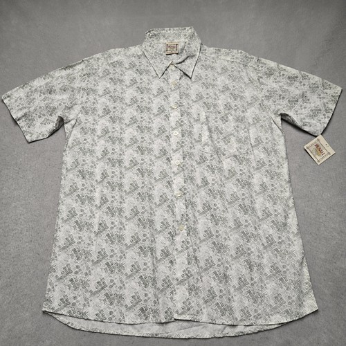 Vintage 90s Maui Trading Co Button Up Shirt Men XL Multicolor Geometric - 第 1/9 張圖片