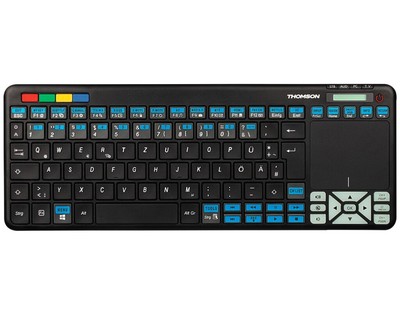 Thomson Universal-Fernbedienung 4in1 Tastatur Maus Touch-Pad für Sony Smart-TV