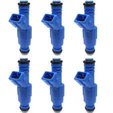 25 LB Fuel Injector Set (6) Upgraded For Jaguar XJS Vanden Plas XJ6 4.0L l6