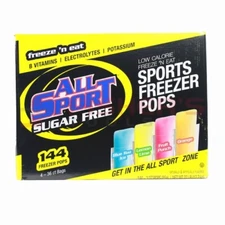 ALL SPORT - Variety Pack Low Calorie Sugar Free Freezer Pops (144 Count)