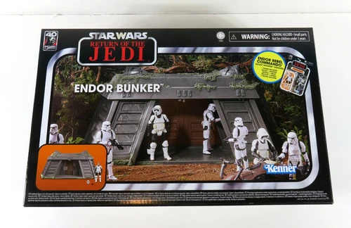 Star Wars Vintage Collection Endor Bunker Playset & Rebel Commando Figure Sealed