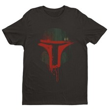 Urban Bounty Hunter T Shirt Sci-Fi Fans Wars Star Fett Boba Jango Retro Helmet