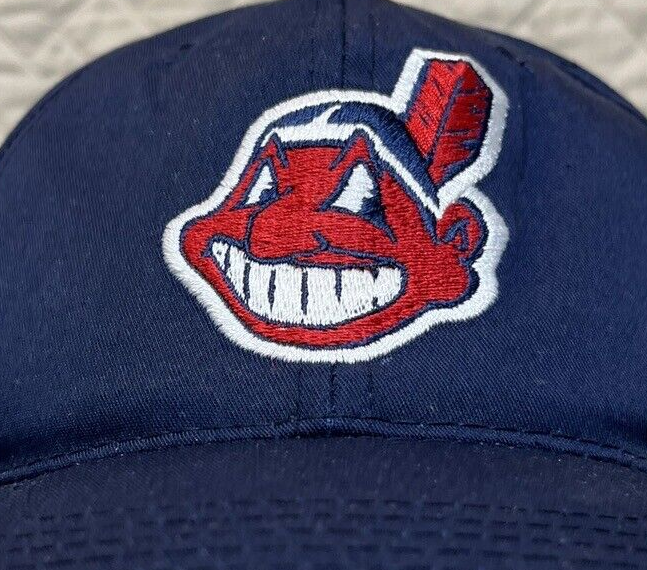 Cleveland Indians GCC Brand MLB Baseball Blue Vintage SnapBack Hat Cap