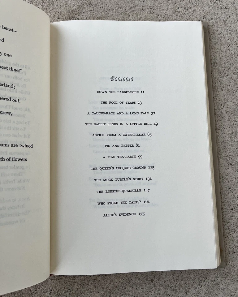 Alice’s Adventures in Wonderland- Lewis Carroll - Hardcover Vintage - Image 3 of 4