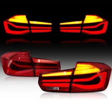 LED Tail Lights For 2012-2018 BMW F30 F35 Sedan/F80 M3 LCI Style Red Rear Lamp