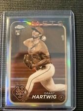 Grant Hartwig Mets Rookie Sepia Refractor #45 2024 Topps Chrome