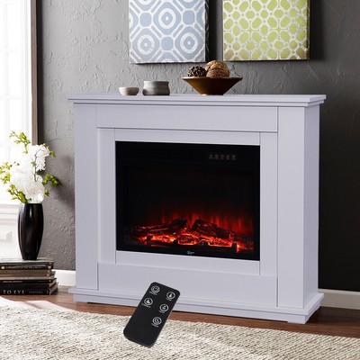 White Wall Fires Frees Sand Electric Fireplace Suite With Arch Mdf