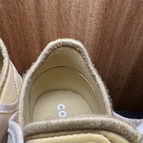 Zapatillas Converse All Star beige/amarillo tacón bajo aplastado OX Reino Unido para mujer 4,5 - Imagen 7 de 8