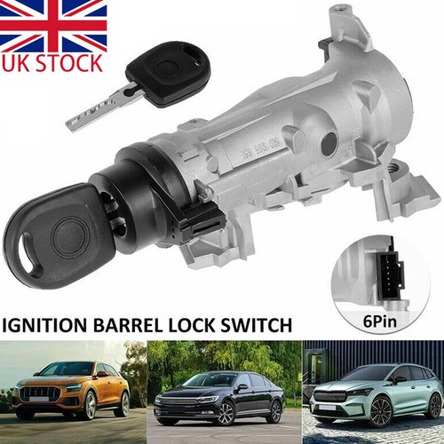 1K0905851B FOR VW GOLF MK5 MK6 20042013 IGNITION BARREL DOOR LOCK SET
