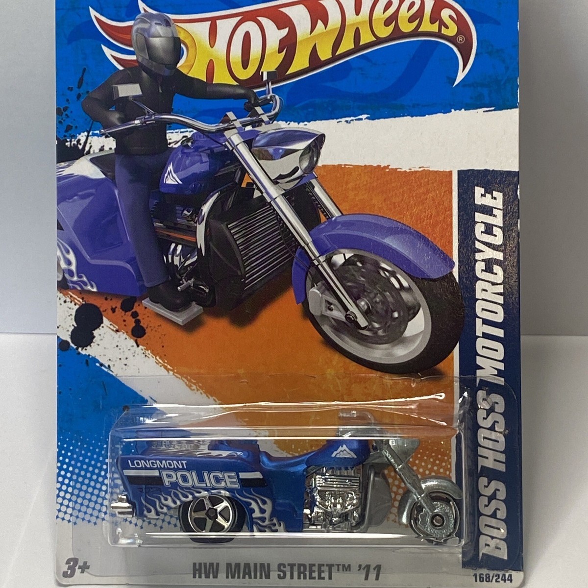 ミニカー Hot Wheels BOSS HOSS MOTORCYCLE 2011 Hot Wheels HW Main Street Boss Hoss Motorcycle (Blue) | eBay