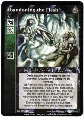 Abandoning the Flesh Third Edition V:TES VTES Vampire CCG