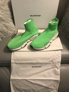 balenciaga sock shoes neon