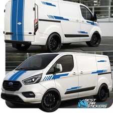 Decals For Ford Custom Transit L1 Swb Side Racing Stripes Stickers Kit Bonnet Decals For Ford Custom Transit L1 Swb Side Racing Stripes Stickers Kit Bonnet