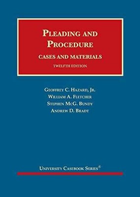 Pleading and Procedure, Cases - Hardcover, by Hazard Jr. Geoffrey; - Acceptable