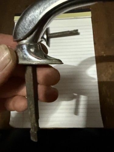 “2LOTBUY”-PAIR-1937 VINTAGE FORD DOOR HANDLES-PREOWNED*GOOD CONDITION** - Picture 4 of 13