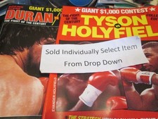 Fight Of The Century Collector's Edition Boxing Scene Magazine-Your Choice
