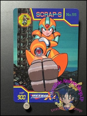 Mega MAN X2 Card 55 Silk Shot CAPCOM BANDAI JAPAN Japanese Rockman 1994