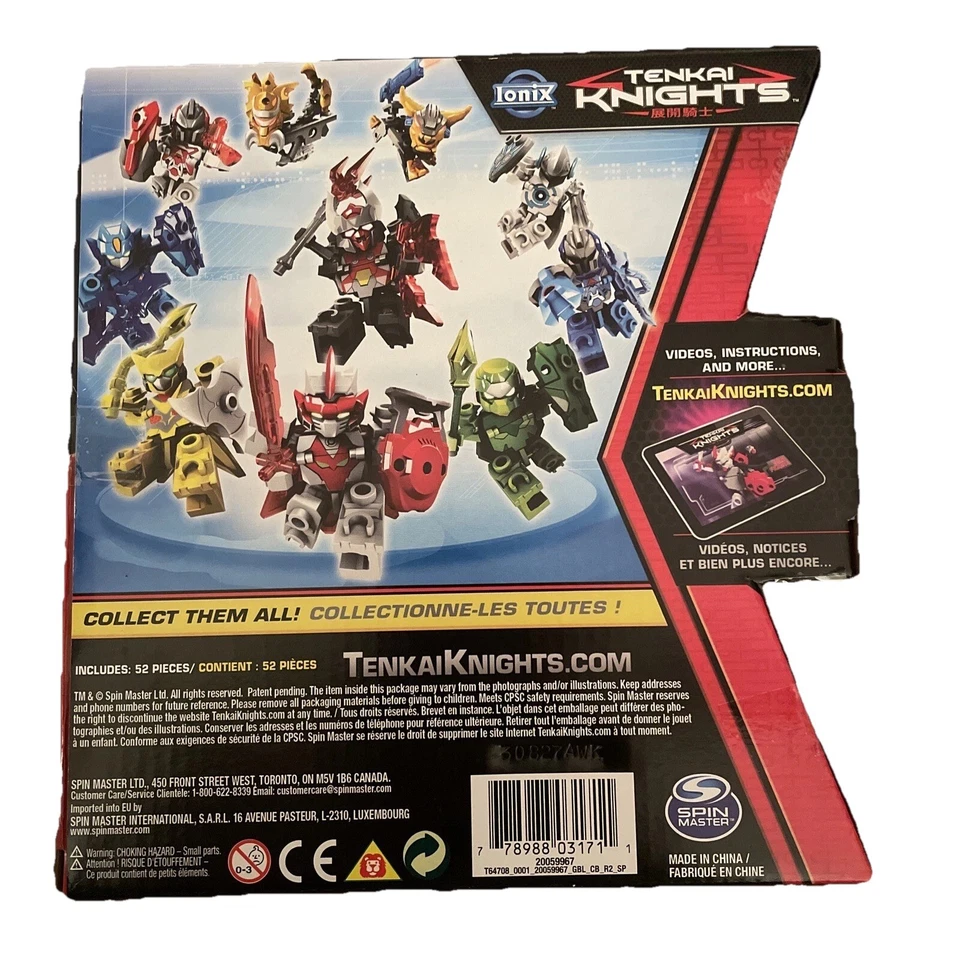 Ionix Tenkai Knights Action Pack 10501 BRAVENWOLF HOS  LEINAD / NEW  RARE - Image 2 of 2