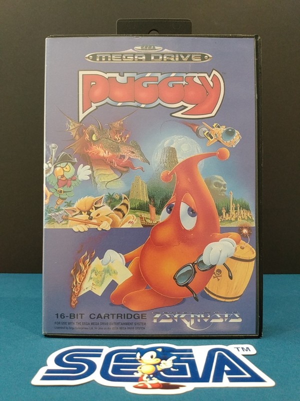 Puggsy. Sega Mega Drive (PAL). Complete In Very Good Condition.