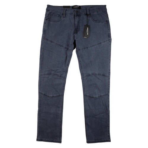 Kenneth Cole Jeans Mens 32x32 Blue Slim Fit Stretch Denim Modern Tapered Pants