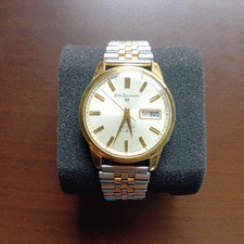 Montre automatique Seiko Sportsmatic or argent