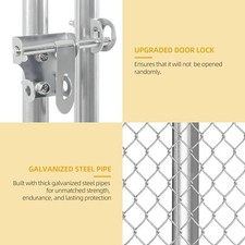 Large Outdoor Dog Kennel with Roof, Extra Large Pet Pens Dog House