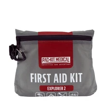 Pac-Kit Watertight Explorer 2 First Aid Kit for Hiking, Camping