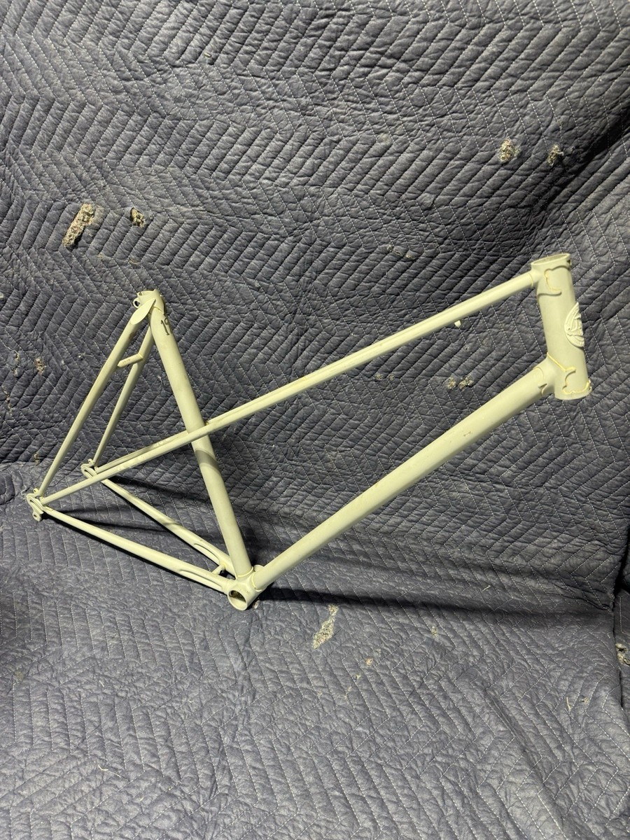 Sandblasted Raw Steel Motobecane 19.5” Mixtie Step-Through Vintage