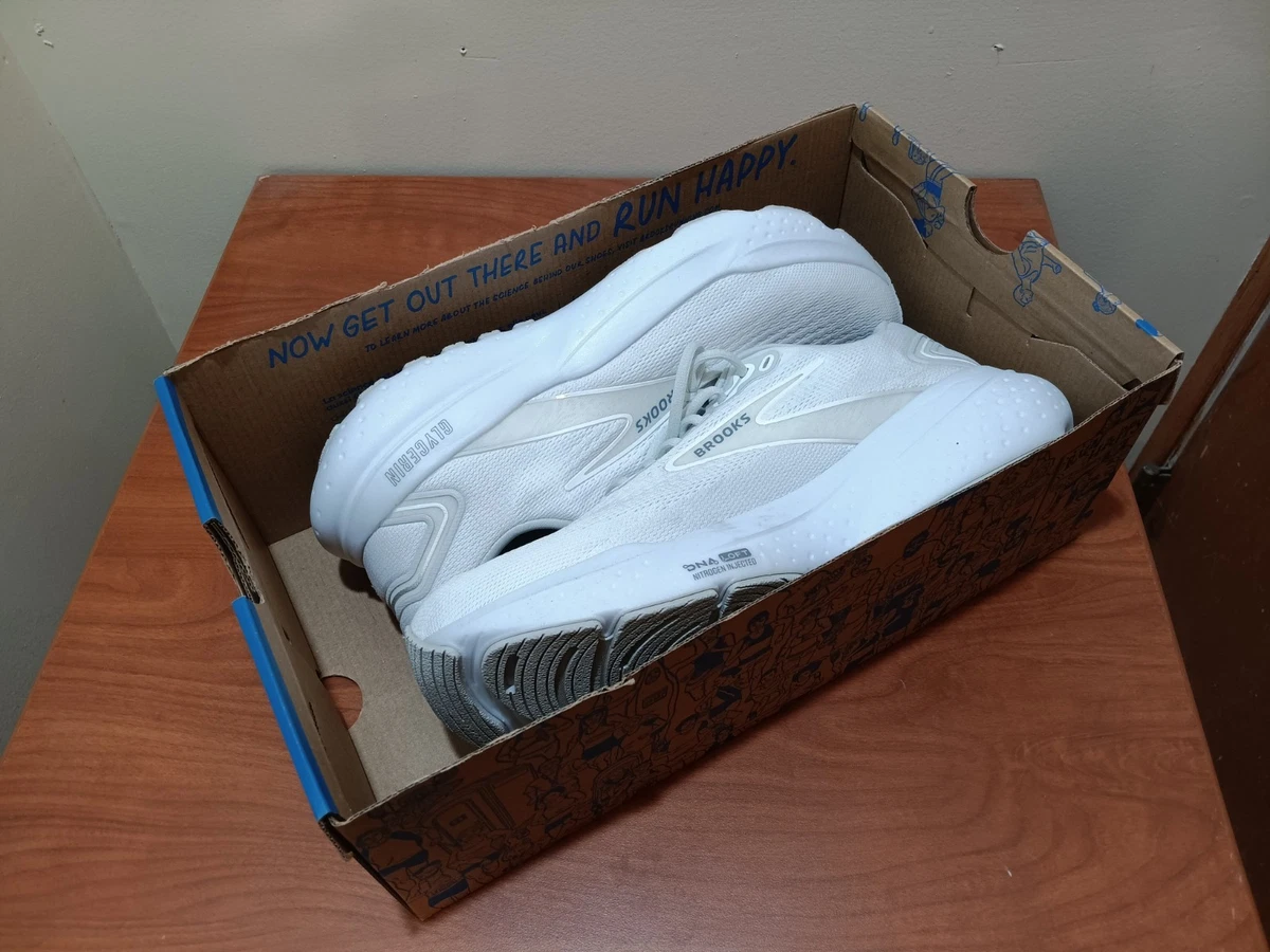 Brooks Glycerin 21 White Grey for sale | eBay