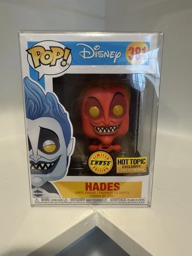 Funko Pop! Vinyl: Disney - Hades (Red , Glow) (Chase) - Hot Topic (Exclusive)