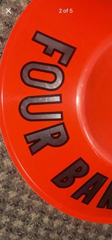 MOPAR DODGE PLYMOUTH HEMI FOUR BARREL AIR CLEANER PIE TIN COVER NOS - Image 2 of 4