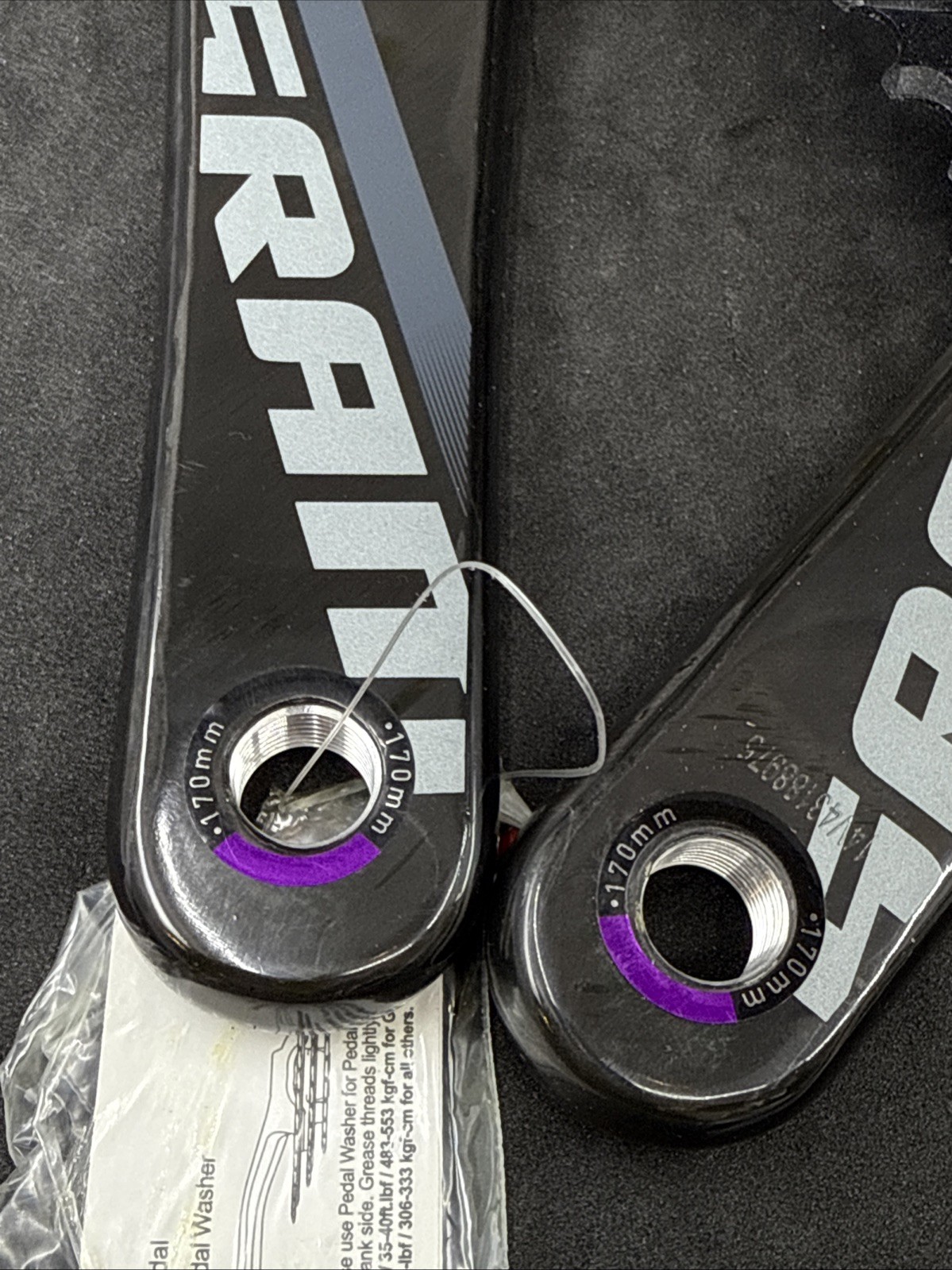 NOS SRAM Force 22 170mm GXP Carbon Fiber 50/34t Compact Crankset NEW