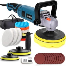 Cordless Car Polisher Kit Car Buffer With 2pc Battery 8 Gears Up To 5000 Rpm