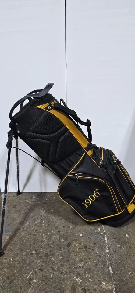 Alpha Phi Alpha fraternity Inc GOLF BAGS, ALPHA GOLF BAGS Black AND OLD GOLD - Image 2 of 4