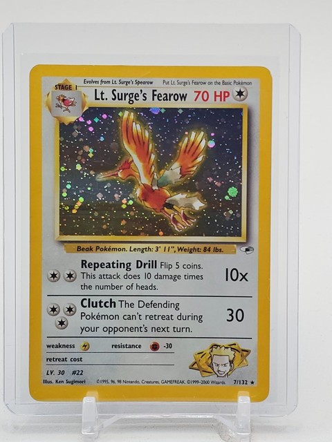 Lt. Surge's Fearow #7 (Gym Heroes (2000))
