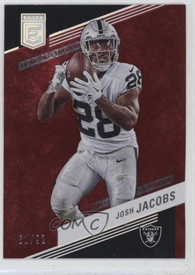 2023 Panini Donruss Elite Aspirations 61/92 Josh Jacobs #58 1i3
