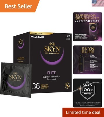 Lifestyles Skyn Elite   36 Ultra-Thin and Super Soft Latex-Free Condoms Pack