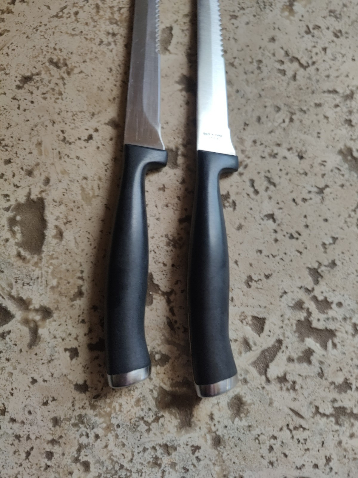 2 Calphalon Cutlery Replacement Steak Knife Serrated 4.5" blades