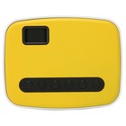 Mini Projector Portable 1080P For Home Camping Travel Yellow Easy To Use