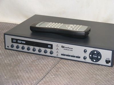 EVERFOCUS SECURITY CAMERA DVR RECORDER W/REMOTE ECOR264-4D1/500*NO CORD*UNTESTED