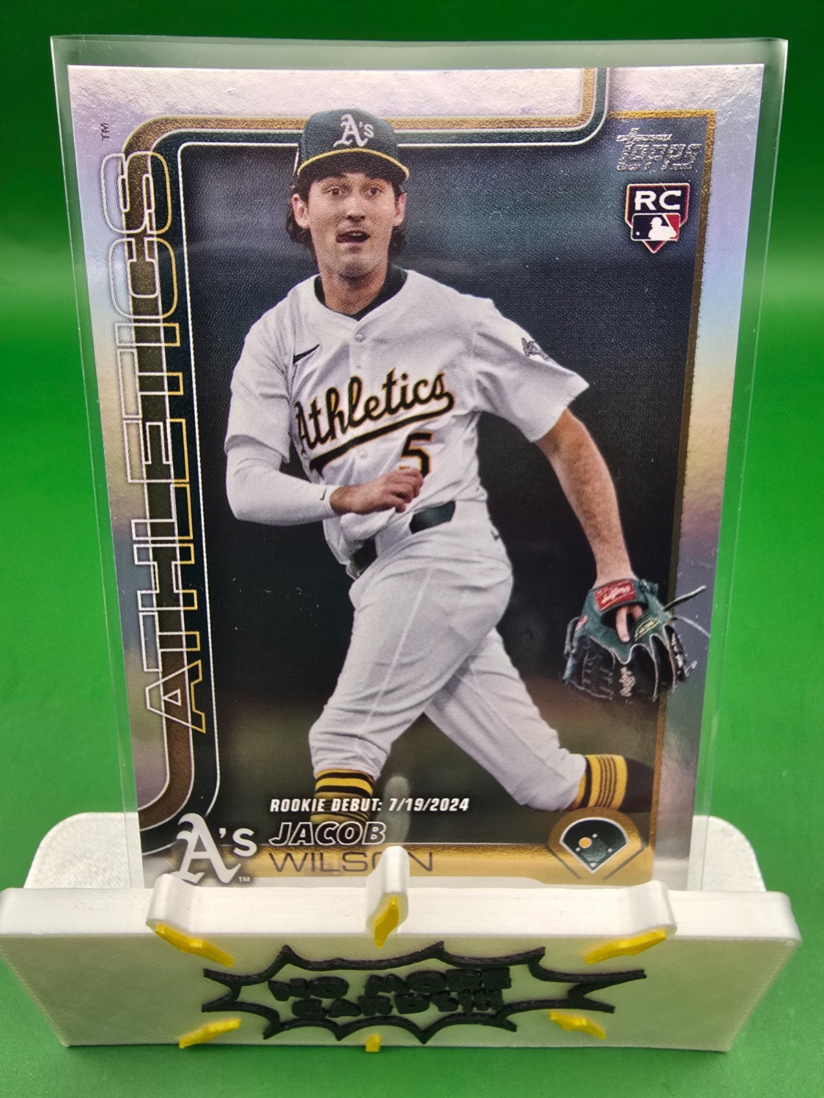2025 Topps Update Series - Rookie Debut Jacob Wilson #US180 Rainbow Foil (RC)