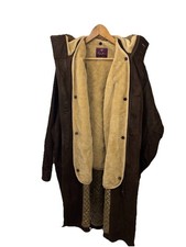 Mulberry Roger Saul Leather Parka Jacket Brown XL