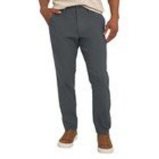 Kirkland Signature Mens Tech Pant Gray Straight Fit Water Resistant 1720722