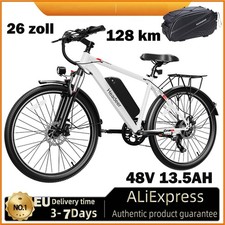 HEADEER 26 Zoll E-Bike Erwachsene 48V 13.5Ah 128km Elektrofahrrad Herren …