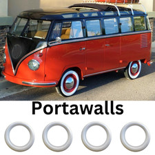Portawall parete bianca 14" per 185/60 R14 VW Camper T25 Bus Karmann Ghia