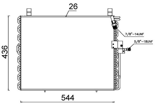 Mahle AC 357 000S Kondensator, Klimaanlage FüR MERCEDES-BENZ-image
